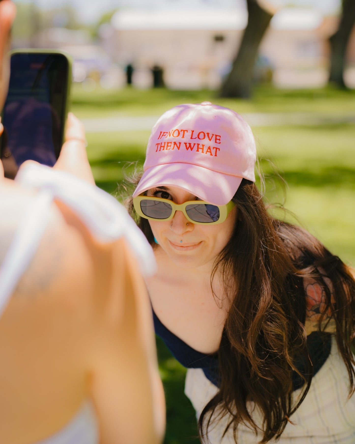 The "If Not Love Then What" Hat - PINK